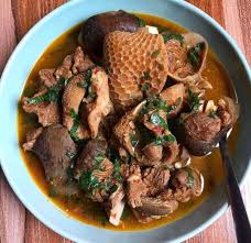 Assorted goat meat peppersoup