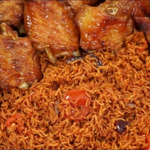 Smoky party jollof rice