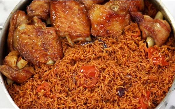 Smoky party jollof rice